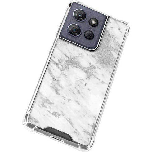 Silver Marble Moto G Play 5G (2025) Clear Case