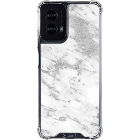 Silver Marble Moto G Power 5G (2024) Clear Case