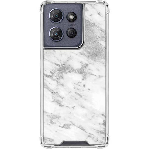 Silver Marble Moto G Stylus 5G (2025) Clear Case