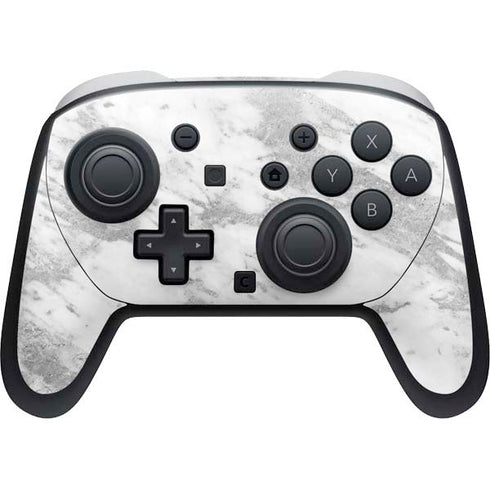 Silver Marble Nintendo Switch 2 (2025) Pro Controller Skin