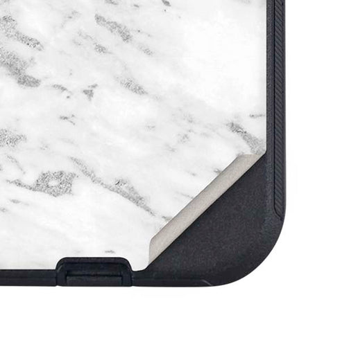 Silver Marble Otterbox Defender iPhone Skin