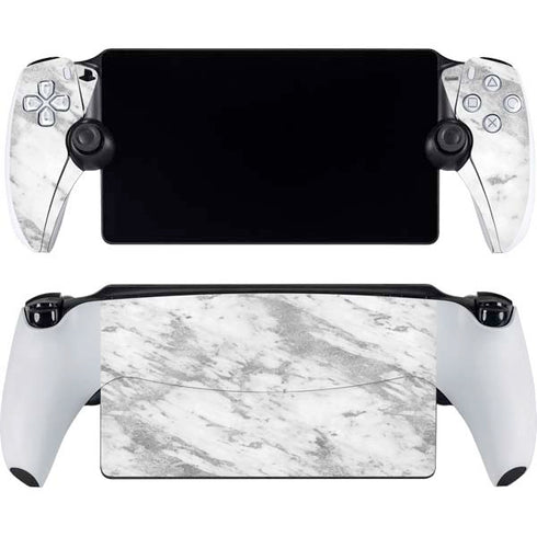Silver Marble PlayStation Portal Remote Player Skin