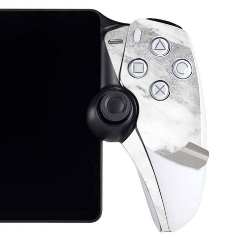 Silver Marble PlayStation Portal Remote Player Skin
