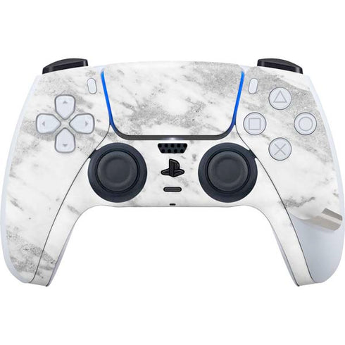 Silver Marble PS5 Pro Bundle Skin