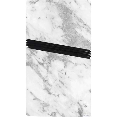 Silver Marble PS5 Pro Console Skin