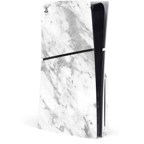 Silver Marble PlayStation PS5 Skins