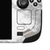 Silver Marble Steam Deck Handheld Gaming Computer OLED Skin