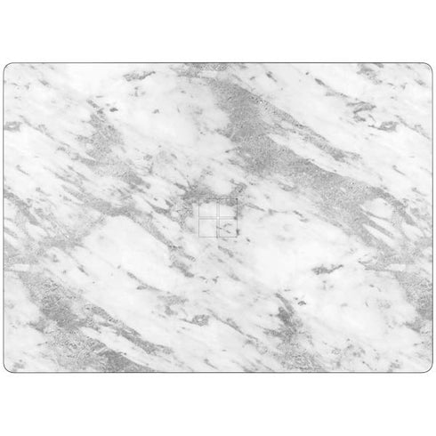 Silver Marble Surface Laptop 7 15in Skin