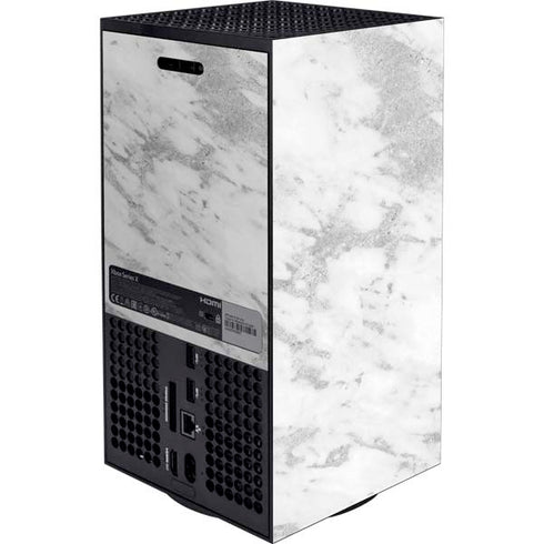 Silver Marble XBox Series X Digital Edition Console Skin