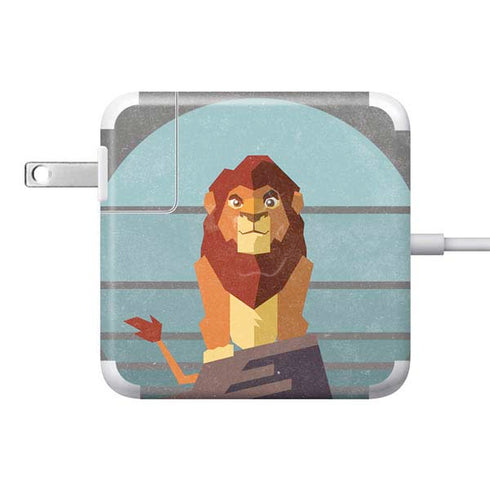 Disney The Lion King Simba On Pride Rock 85W Power Adapter (15 and 17 inch MacBook Pro Charger) Skin