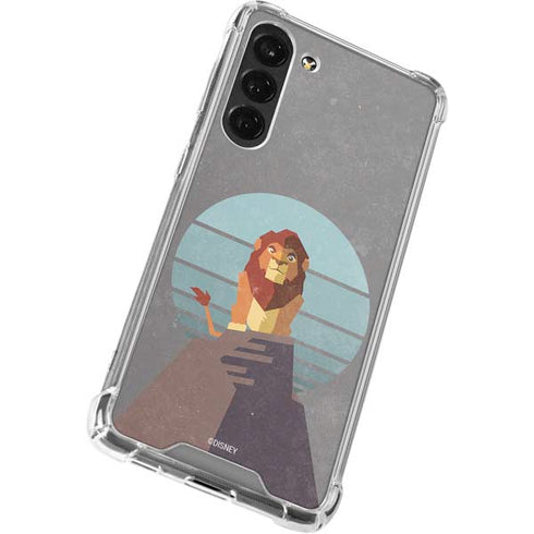 Disney The Lion King Simba On Pride Rock Galaxy S24 FE Clear Case