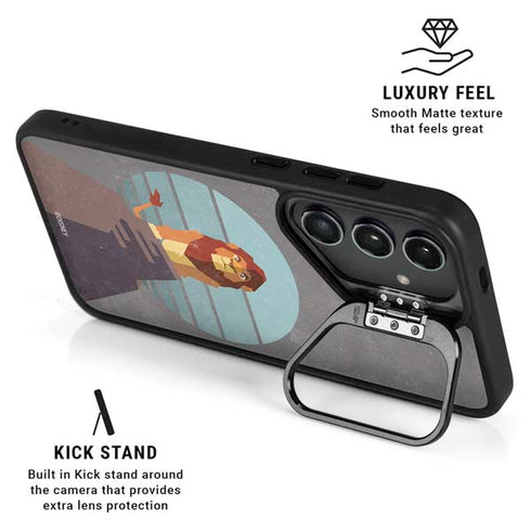 Disney The Lion King Simba On Pride Rock Galaxy S25 Kickstand Case