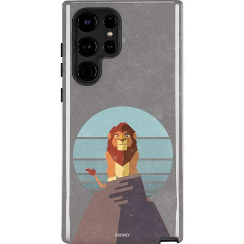 Disney The Lion King Simba On Pride Rock Galaxy Cases