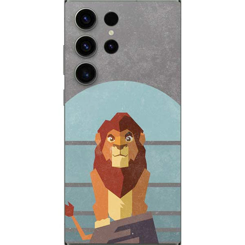 Disney The Lion King Simba On Pride Rock Galaxy S24 Ultra Skin