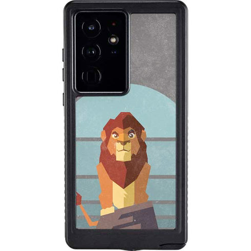 Disney The Lion King Simba On Pride Rock Galaxy S24 Ultra Waterproof Case