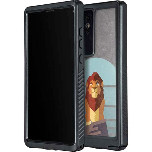 Disney The Lion King Simba On Pride Rock Galaxy S24 Ultra Waterproof Case