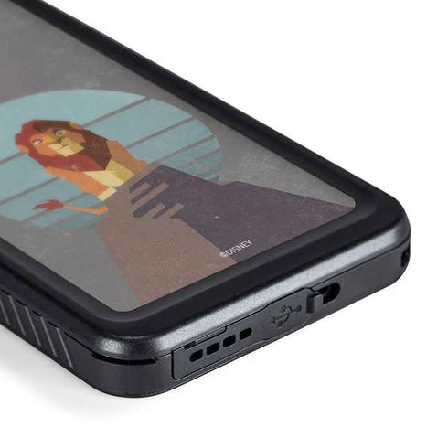Disney The Lion King Simba On Pride Rock Galaxy S24 Waterproof Case