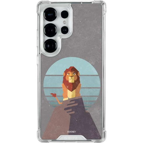 Disney The Lion King Simba On Pride Rock Galaxy S26 Ultra Clear Case