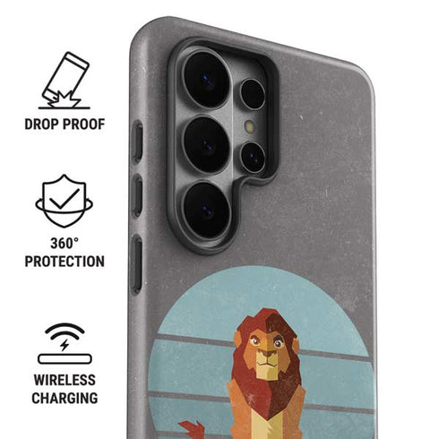 Disney The Lion King Simba On Pride Rock Galaxy S26 Ultra Impact Case