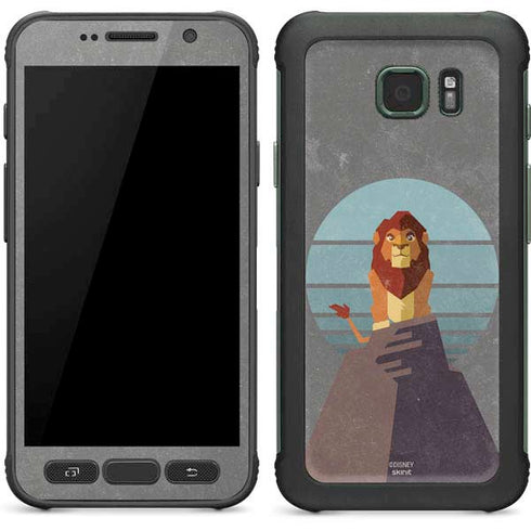 Disney The Lion King Simba On Pride Rock Galaxy S7 Active Skin