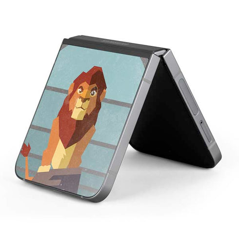 Disney The Lion King Simba On Pride Rock Galaxy Z Flip6 Skin