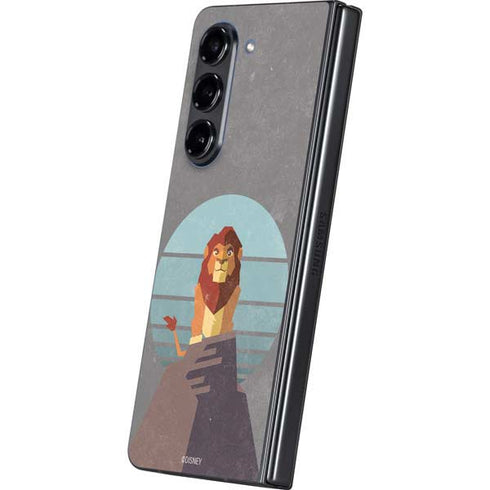 Disney The Lion King Simba On Pride Rock Galaxy Z Fold5 5G Skin