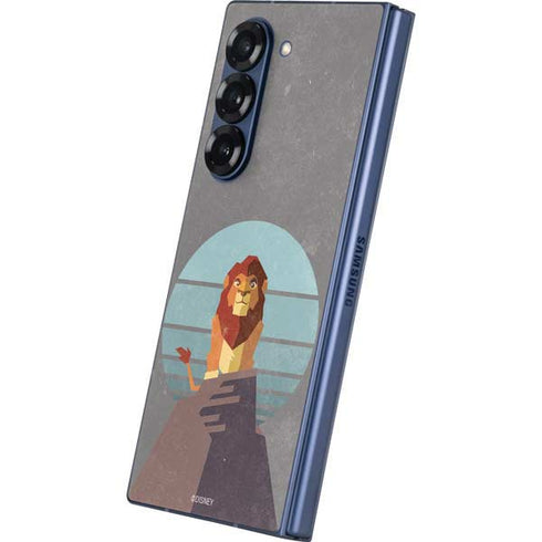 Disney The Lion King Simba On Pride Rock Galaxy Z Fold6 Skin