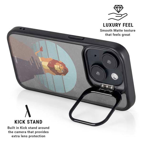 Disney The Lion King Simba On Pride Rock iPhone 14 Kickstand Case