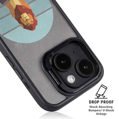 Disney The Lion King Simba On Pride Rock iPhone 14 Plus Kickstand Case