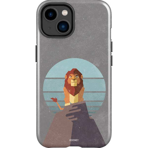 Disney The Lion King Simba On Pride Rock iPhone 15 Impact Case