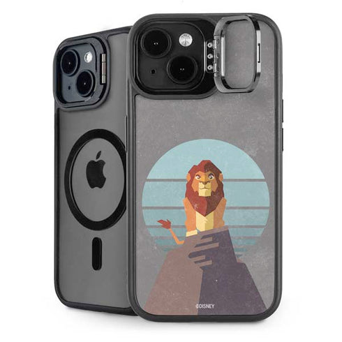 Disney The Lion King Simba On Pride Rock iPhone 15 Plus Kickstand Case