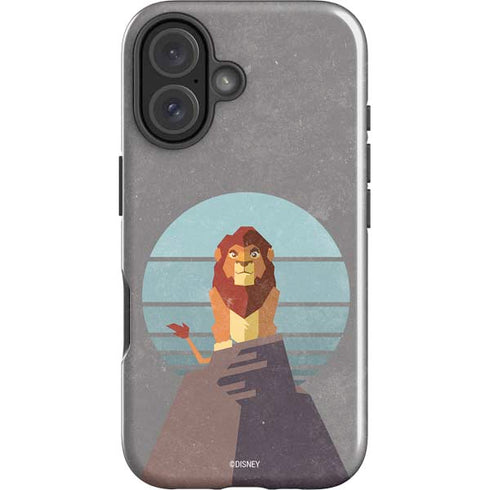 Disney The Lion King Simba On Pride Rock iPhone 16 Impact Case