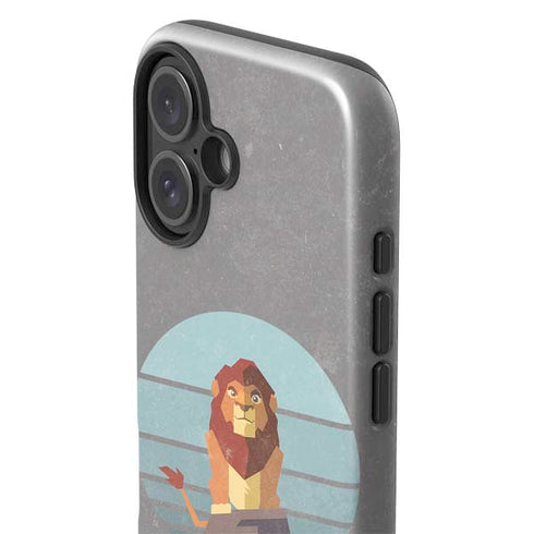 Disney The Lion King Simba On Pride Rock iPhone 16 Impact Case