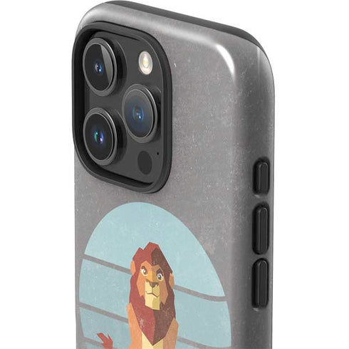 Disney The Lion King Simba On Pride Rock iPhone 16 Pro Impact Case