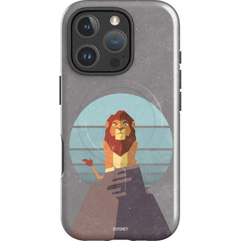Disney The Lion King Simba On Pride Rock iPhone 16 Pro Max Magsafe Impact Case