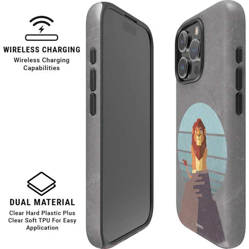 Disney The Lion King Simba On Pride Rock iPhone 16 Pro Max Magsafe Impact Case