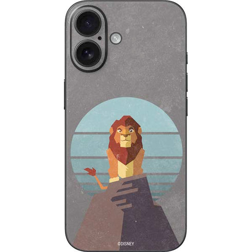 Disney The Lion King Simba On Pride Rock iPhone 16 Skin