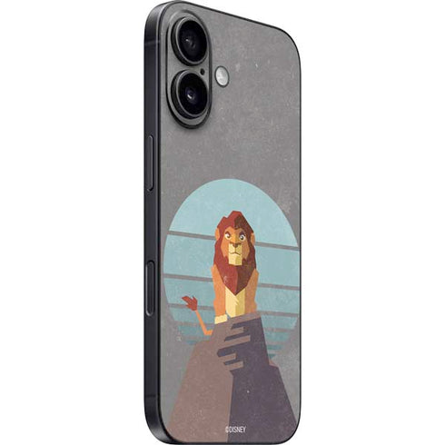 Disney The Lion King Simba On Pride Rock iPhone 16 Skin