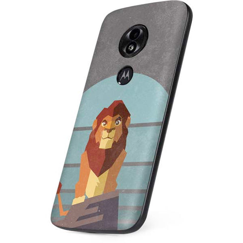 Disney The Lion King Simba On Pride Rock Moto E5 Play Skin