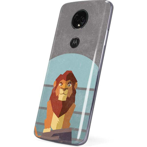 Disney The Lion King Simba On Pride Rock Moto E5 Plus Skin