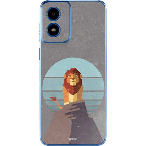 Disney The Lion King Simba On Pride Rock Moto G Play 4G (2024) Skin