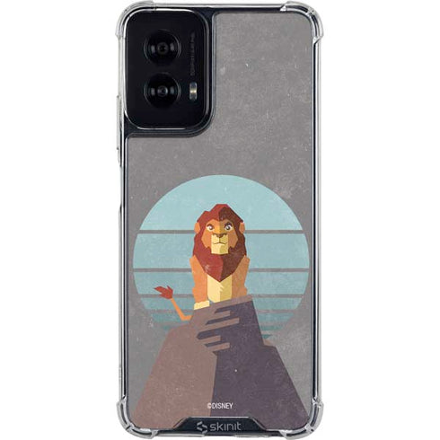 Disney The Lion King Simba On Pride Rock Moto G Power 5G (2024) Clear Case