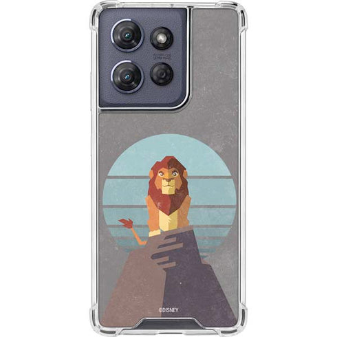 Disney The Lion King Simba On Pride Rock Moto G Power 5G (2025) Clear Case