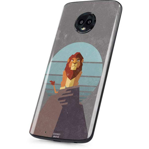 Disney The Lion King Simba On Pride Rock Moto G6 Skin