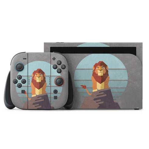 Disney The Lion King Simba On Pride Rock Nintendo Skins
