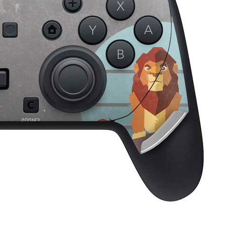 Disney The Lion King Simba On Pride Rock Nintendo Switch 2 (2025) Pro Controller Skin