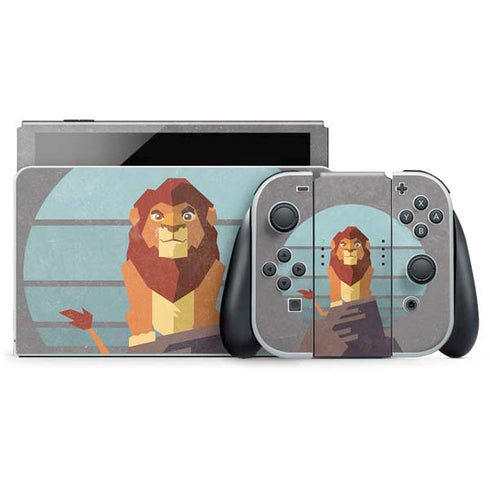 Disney The Lion King Simba On Pride Rock Nintendo Skins