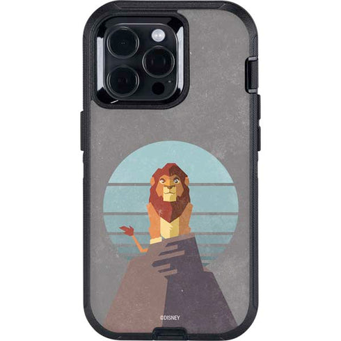 Disney The Lion King Simba On Pride Rock Otterbox Defender iPhone Skin