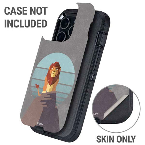 Disney The Lion King Simba On Pride Rock Otterbox Defender iPhone Skin