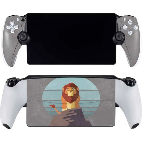 Disney The Lion King Simba On Pride Rock PlayStation Portal Remote Player Skin